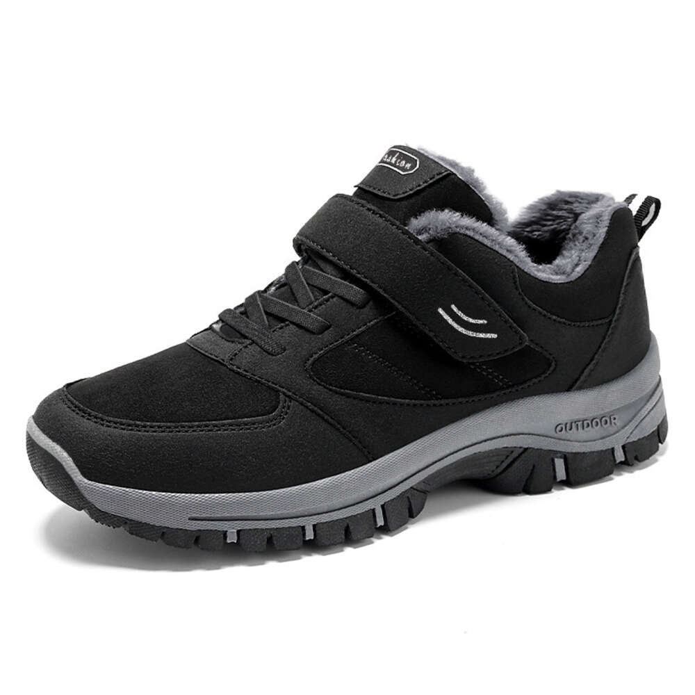 Ddmysports Winter New Men S Velvet Thick Walking Warm Cotton Mountaineering Travel Couple Elderly Shoes OUTDOOR