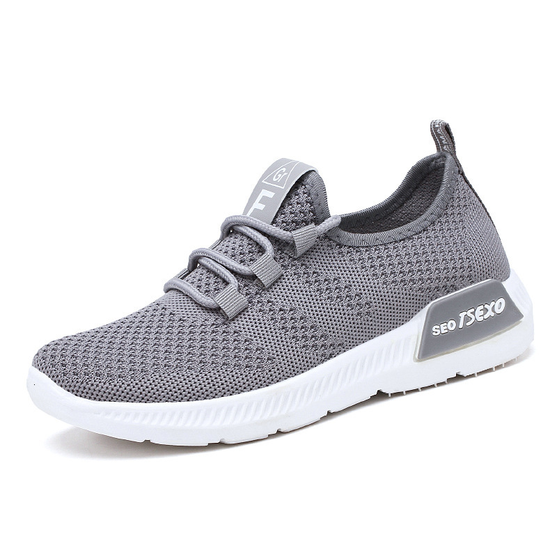 Ddmysports Autumn New Instagram Trendy Flat Sole Single Flying Weaving Running Sports Shoes Women S OUTDOOR
