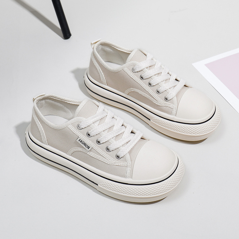 Ddmysports Summer New Korean Canvas For Female Students Wearing Thick Sole Casual Instagram Trendy Board Women S Shoes BR OUTDOOR