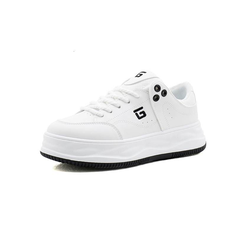 Ddmysports Little White Spring New Korean Versatile Female Student Thick Sole Board Casual Breathable Women S Shoes X OUTDOOR