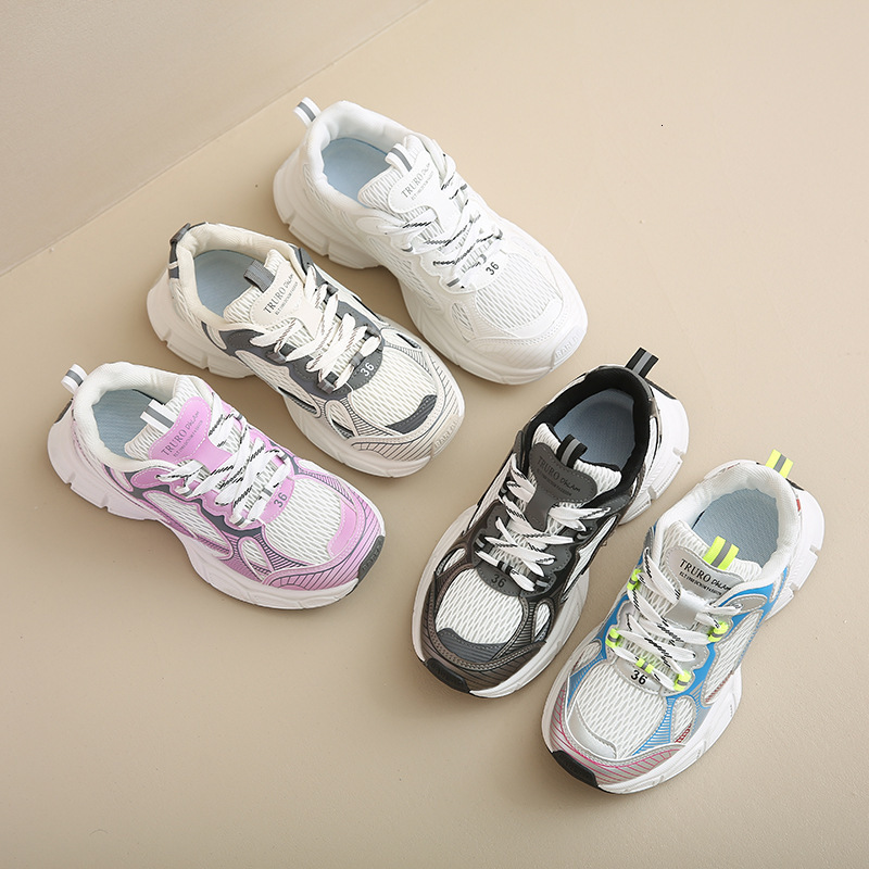 Ddmysports Instagram Korean Edition Mesh Dad Autumn New Breathable Student Sports Shoes Elevated Leisure Street Shoot K OUTDOOR