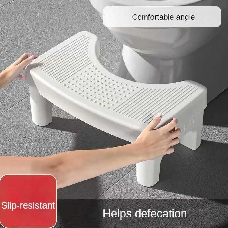 Thickening Bath Toilet Stool Anti-Slip Detachable Foot Rest Plastic Squatty Potty Mat For Adults Seniors Children Pregnant Women Y240816