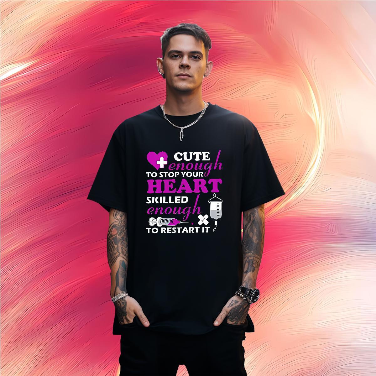 Cool T Shirts Men 100% Cotton 230g letter Street Wear Skull Crew Neck Mens Tshirts Factory Direct Clothes