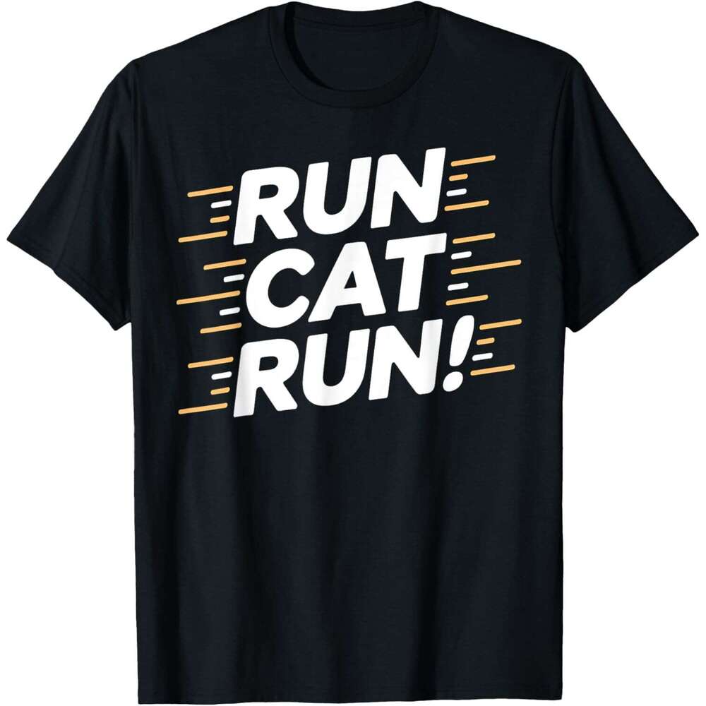2025S Fashion Designer T Shirt For Mens Cat Runner Jogging Sprinter Marathon T Shirt Shirts Tshirt Graphic Tee Casual Tops Clothes Short Sleeve