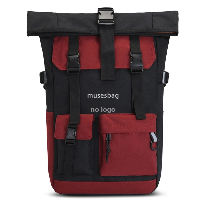 New large capacity outdoor backpack trend Korean version men's and women's wide travel backpack fashion student backpack shoulder bag