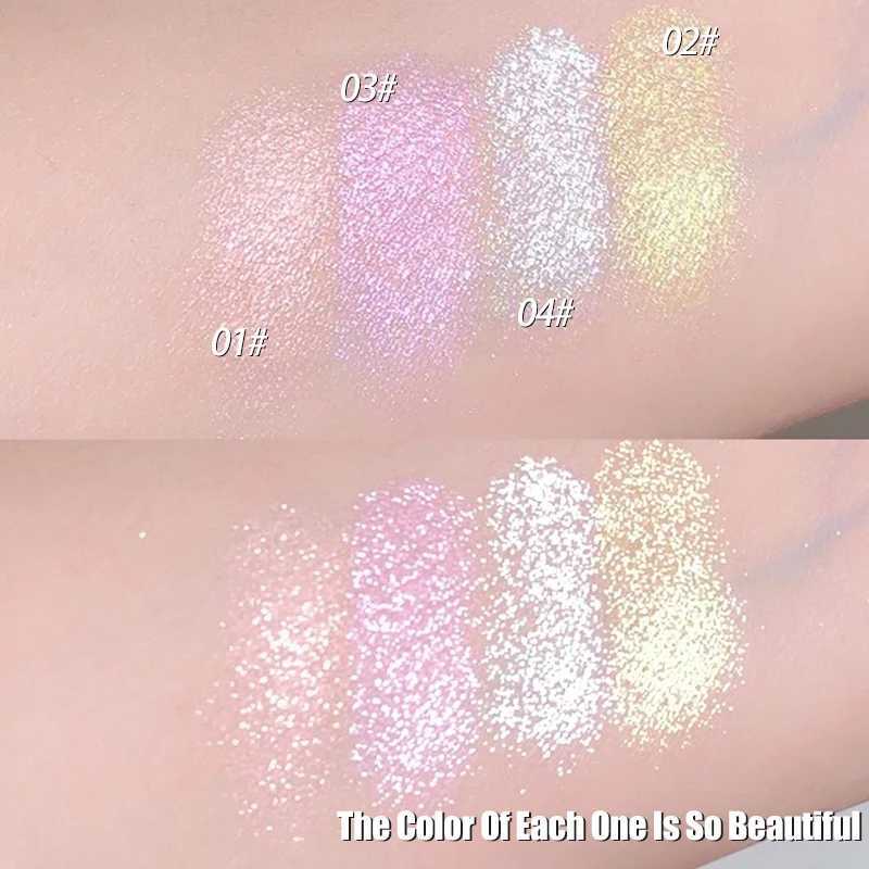 Love Angel High Gloss Powder Highlighter Makeup Palette Peach Fairy Glitter Body Bronzer Highlight Contour Illuminator Makeup Y240816