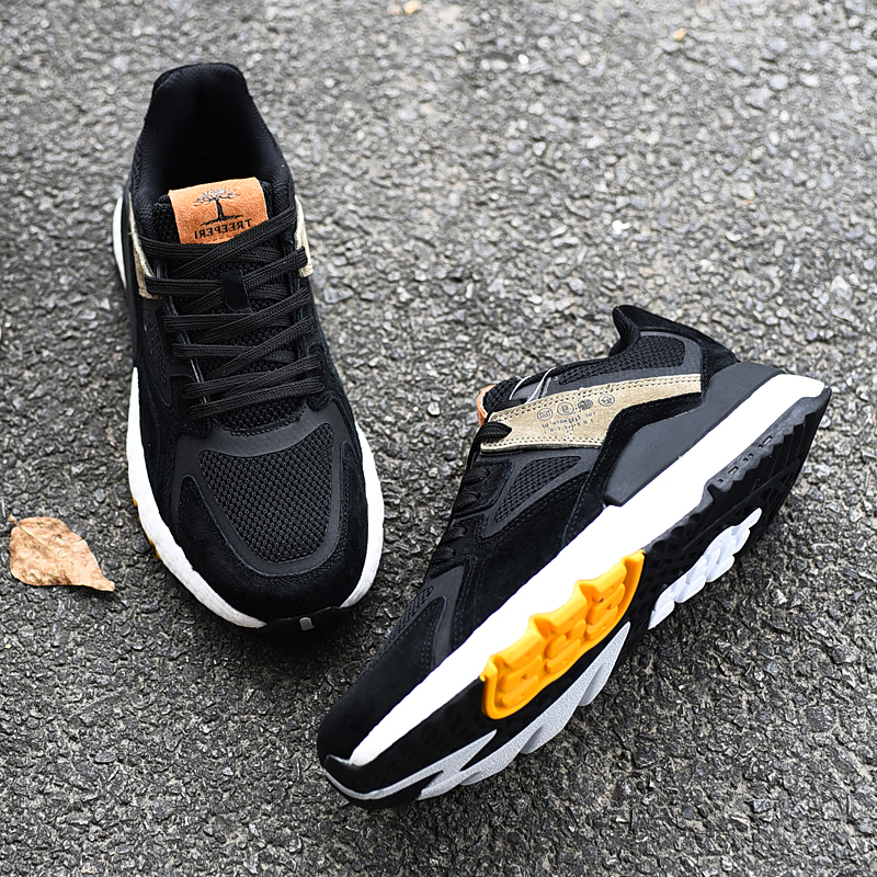 TREEPERI 004 Suede Trainers running shoes mens designer sneakers black olive purple Light Tan casual shoe outdoor sports breathable lace up men women 