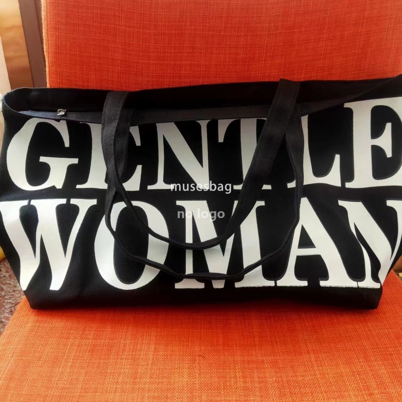 Women's large bag large capacity canvas bag Europe and the United States fashion all-in-one shoulder bag dual-use handbag shopping bag new