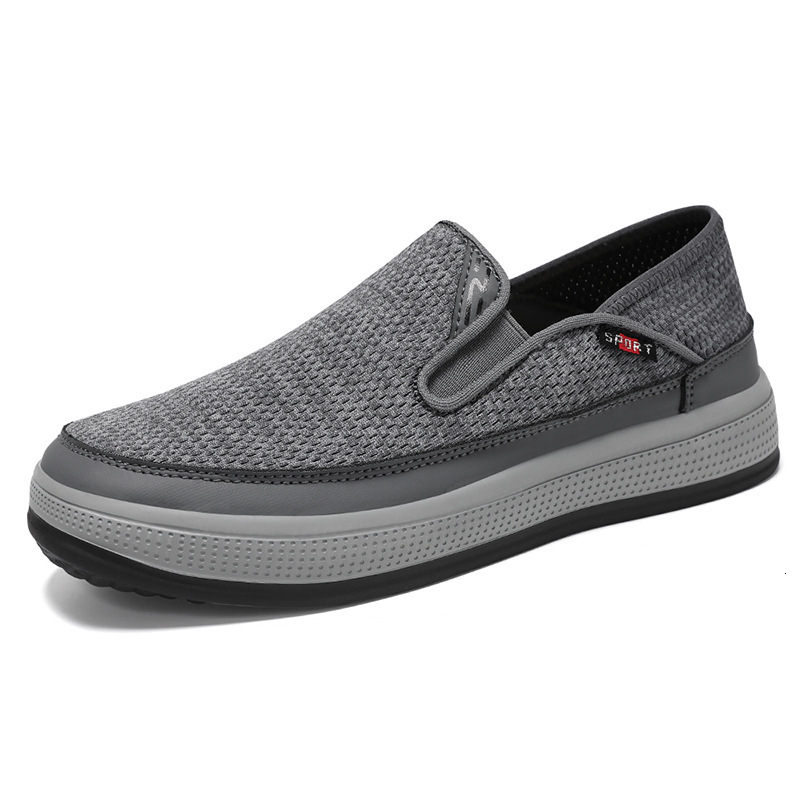 Ddmysports Men S Summer New Single Lightweight And Breathable Mesh One Step Old Beijing Cloth Shoes Casual Dad OUTDOOR