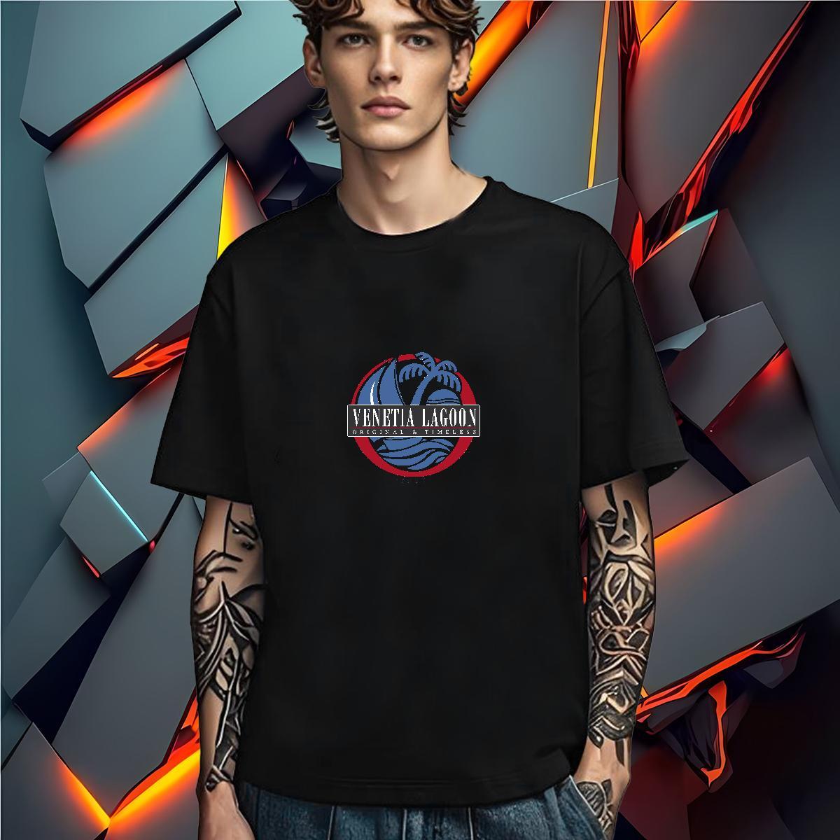 Cool Design Men T Shirts 230g Cotton beach Summer Casual Floral Print Breathable Crew Neck Mens Tshirts Brand Tees