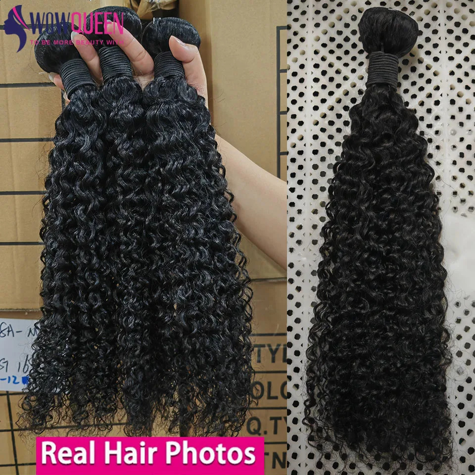 12A Curly Bunch Human Hair 30 32 34 Inch Brazilian 134 Piece Remy Twisted Stretch Natural Color 240801