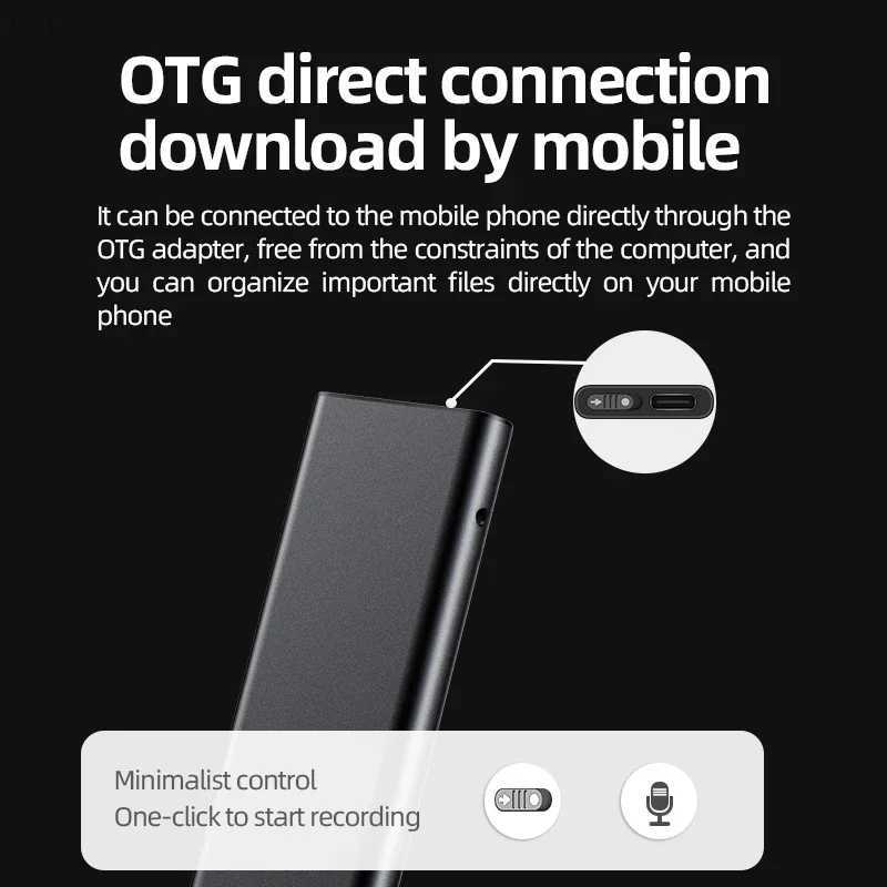 Mini Digital Voice Recorder Badge Dictahine 8/16/32GB USB Drive Pen Brooch Sound Record Activated Noise Reduce MP3 Player B240817