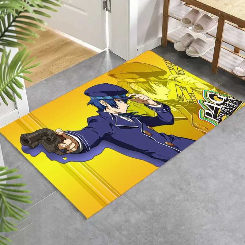 Entrance Doormat Persona Mats Bedroom Anime Rug Non-slip Kitchen Mat Children Room Mat Home Decoration Custom Rugs Carpet Foot Y240816