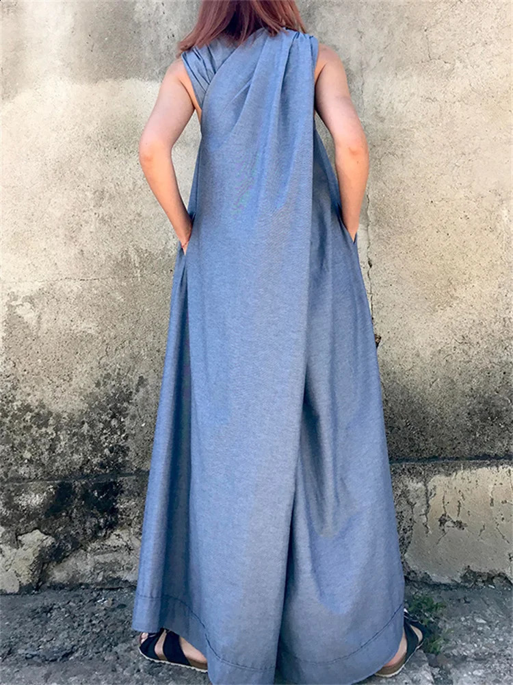 Gymystars Womens Wide Leg Jumpsuits For Women Summer Sleeveless Plus Size One Pieces Tube Pants Jump Suits Clothes For Women 240816