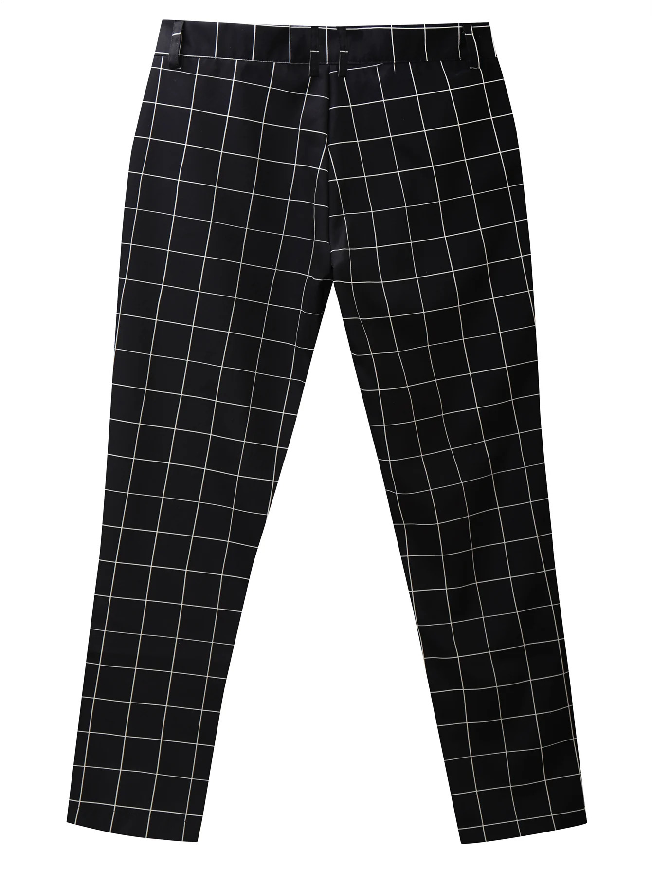 Mens flat bottomed pants retro style w240816