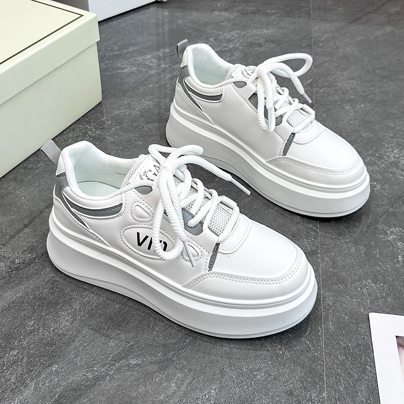 Ddmysports Low Cut Breathable Small White For Women In Spring New Internet Celebrity Big Toe Bread Shoes Thick Soled Casual Board S OUTDOOR