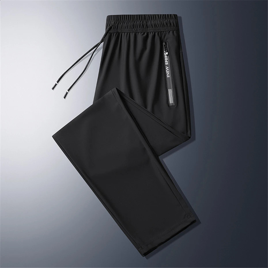 Summer Cool Pants Men 8XL Plus Szie Sweatpants Fashion Casual Stretch Pants Male Big Size 7XL 8XL Summer Trousers Black Grey 240816CJ