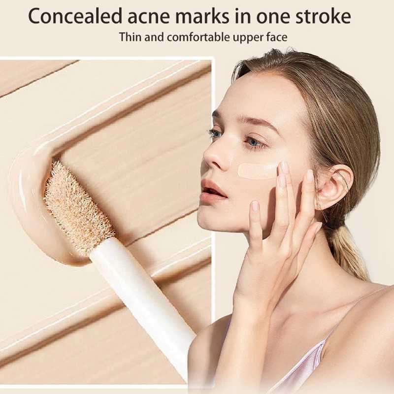 Multifunctional Liquid Foundation Concealer Stick Dark Circles Corrector Nose Contour Shading Cream Highlighter Makeup Cosmetics Y240816
