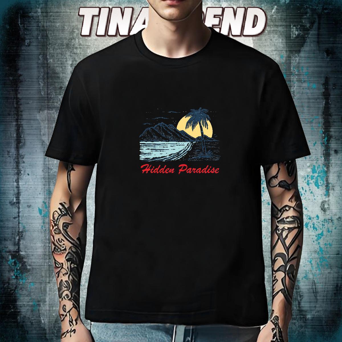 Cool T Shirts Men 230g Cotton mountains Street Plus Size Custom Crew Neck Tshirts Classic Tops Tees