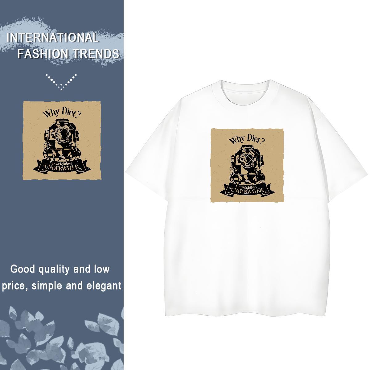Fashion New T Shirts Women 100% Cotton 230g Breathable Soft Casual return to the ancients Women Tshirts Comfortable Anime Clothes Shirt
