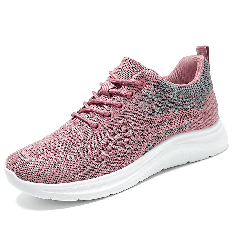 Ddmysports Shoes In Autumn New Women S Fly Woven Lightweight And Breathable Running Shoes Casual Sports For OUTDOOR