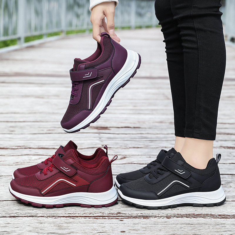 Ddmysports Spring New Soft Sole Comfortable Men S Same Style Sports Women Middle And Elderly Walking Shoes OUTDOOR