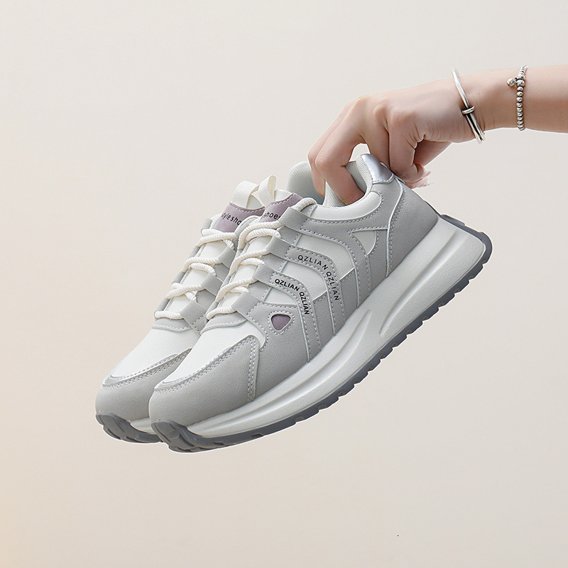 Ddmysports Ins Korean Version Thick Soled Dad Autumn New Street Photography Student Running Sports Shoes Height Increasing Casual AR OUTDOOR