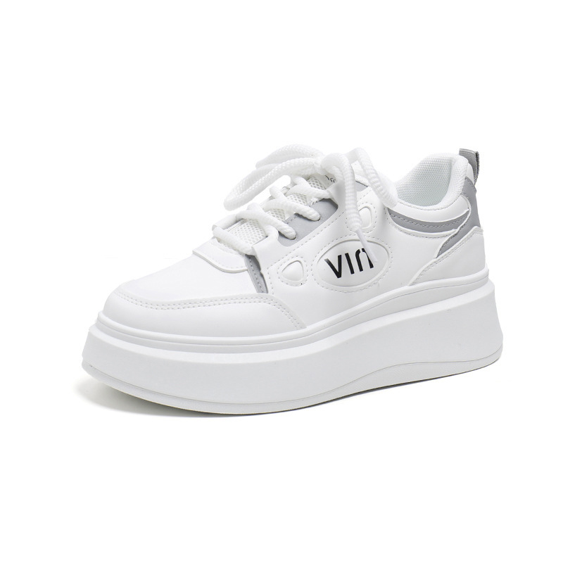 Ddmysports Low Cut Breathable Small White For Women In Spring New Internet Celebrity Big Toe Bread Shoes Thick Soled Casual Board S OUTDOOR