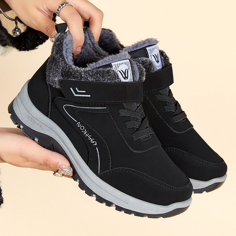Ddmysports Snow Boots For Women In Winter New With Added Fleece Thick Cotton Warm And Healthy Walking Shoes OUTDOOR