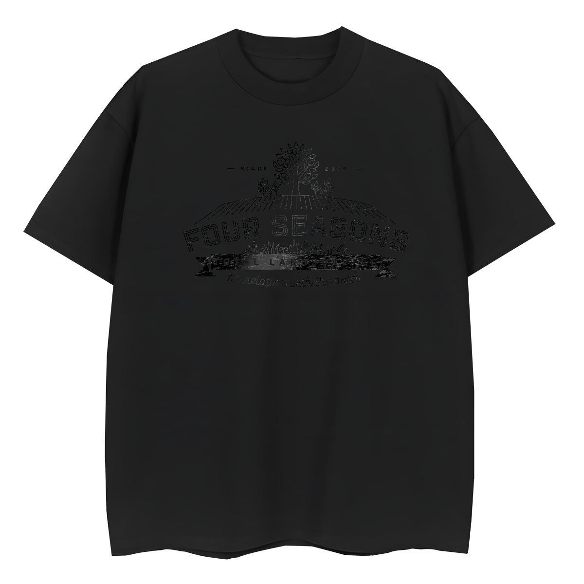 Cool T-Shirts 230g 100% Cotton letter Summer Casual Anime Print O Neck Short Sleeves Men Tees Fashion Designer Tees Shirts