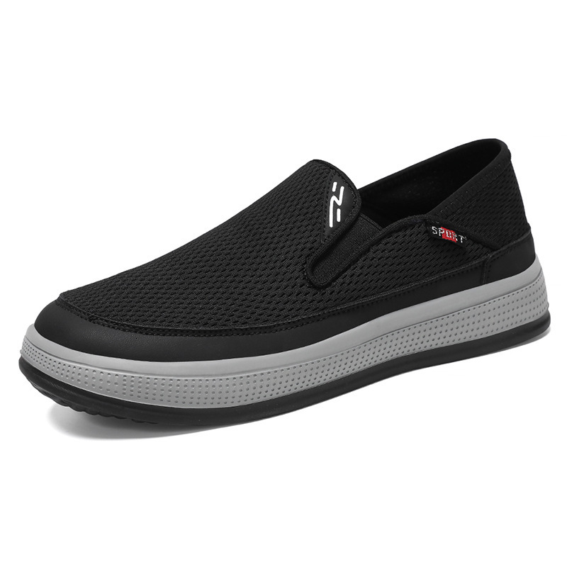 Ddmysports Men S Summer New Single Lightweight And Breathable Mesh One Step Old Beijing Cloth Shoes Casual Dad OUTDOOR