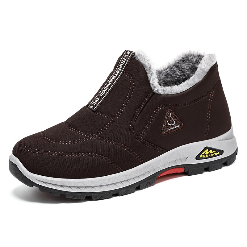 Ddmysports Winter Downstream Middle Aged People With Added Velvet Thickened Boots For The Elderly A Pair Of Winter Cotton Men S Shoes And OUTDOOR
