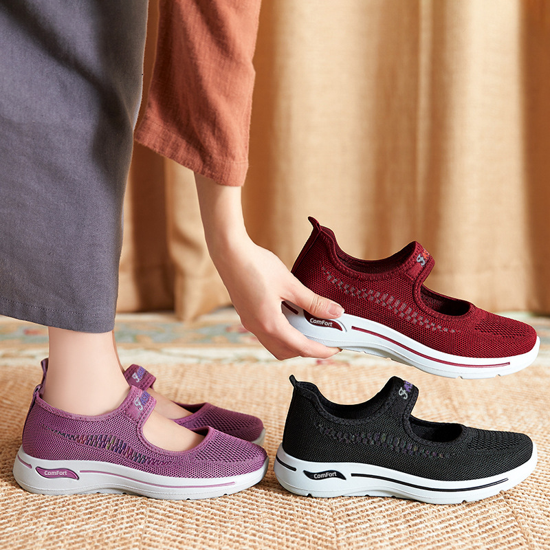 Ddmysports Spring Autumn New Children S Women Soft Soled Breathable Middle Aged And Elderly Mom Shoes OUTDOOR