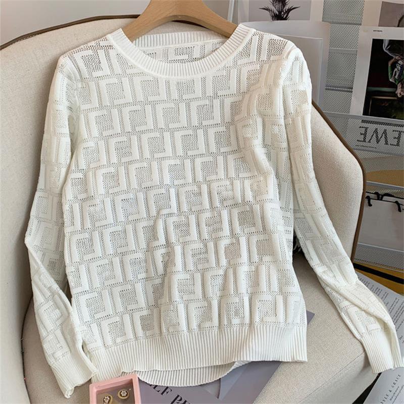 womens sweaters designer sweater designer women sweater round neck casual sweaters fashion pure cotton letter knitwear high quality women's wear S-L