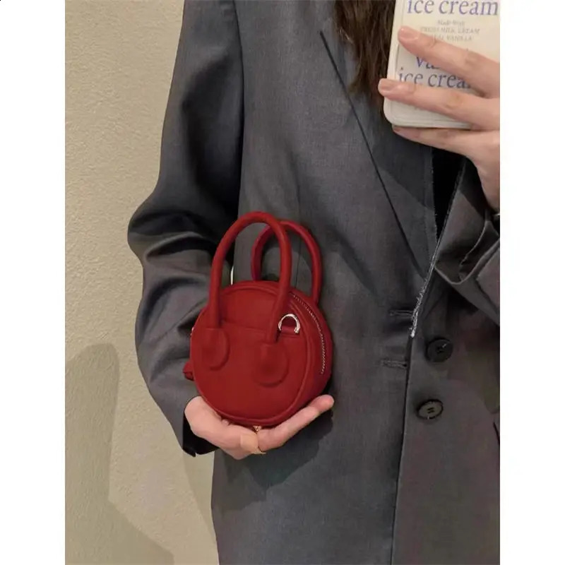 JIAERDI Harajuku Solid Y2k Mini Bag Women Summer Sweet Cool Girls Red Messenger Bag Female Fairy Core Vintage Crossbody Bags 240816