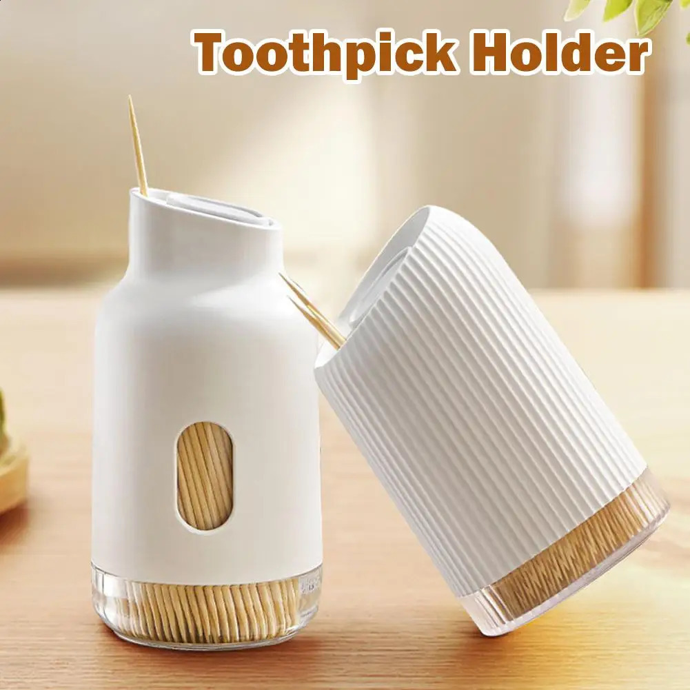 Portable Toothpick Holder Pocket Dispenser Life Toothpicks Home Bucket Convenient With 300pcs Storage B N2O8 240816
