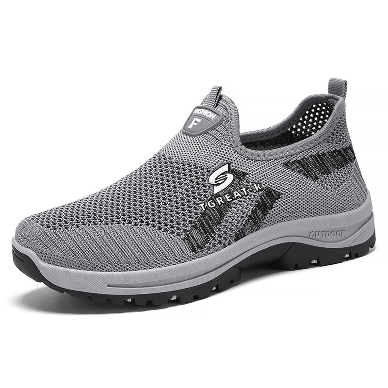 Ddmysports Shoes Men In Summer New Single Shoe Soft Sole Lazy People Casual Sports For Dad Shoes OUTDOOR