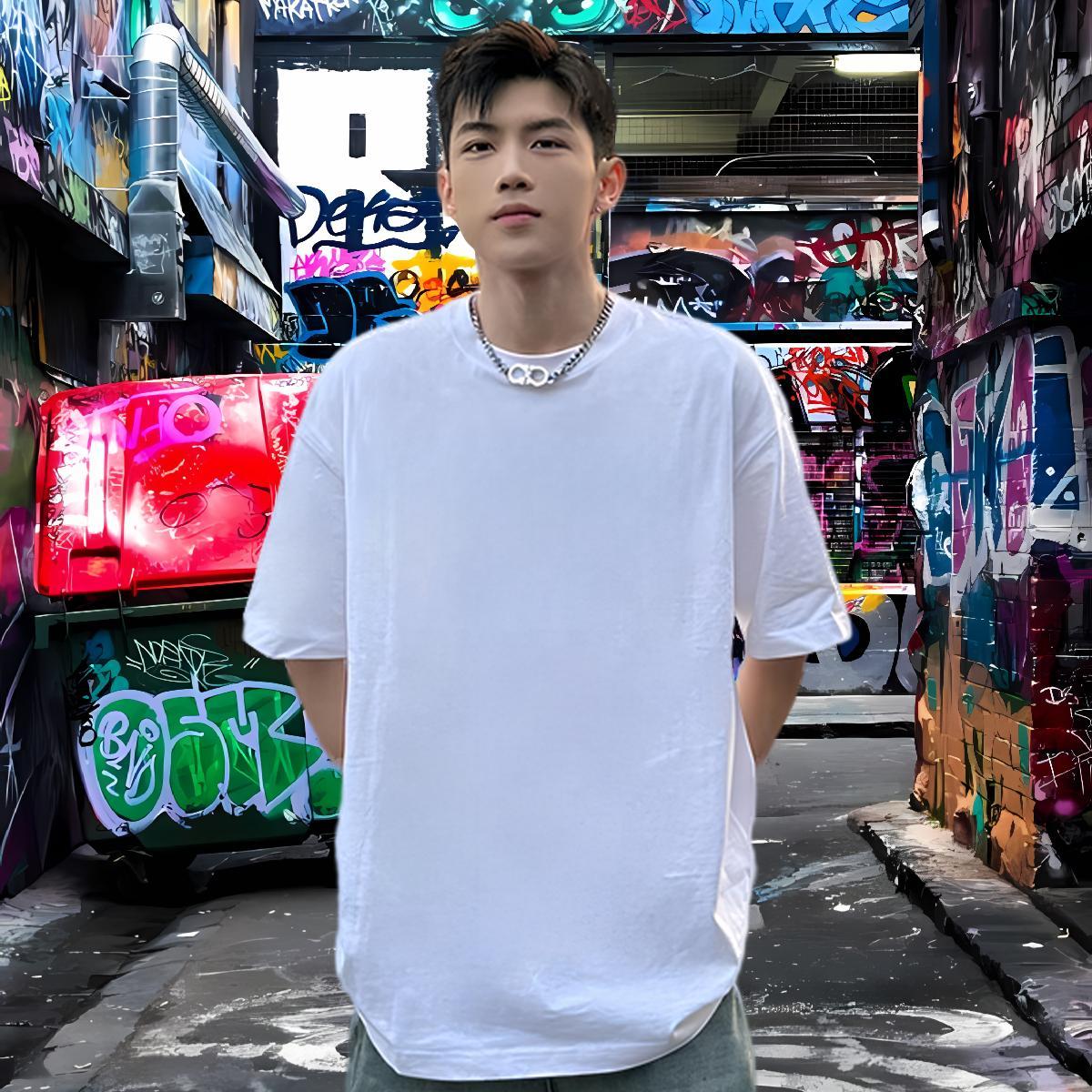 Unisex T Shirt For Man 100% Cotton 230g Graduation Outdoor Plus Size Custom Breathable Soft Tshirts New Tee Shirt