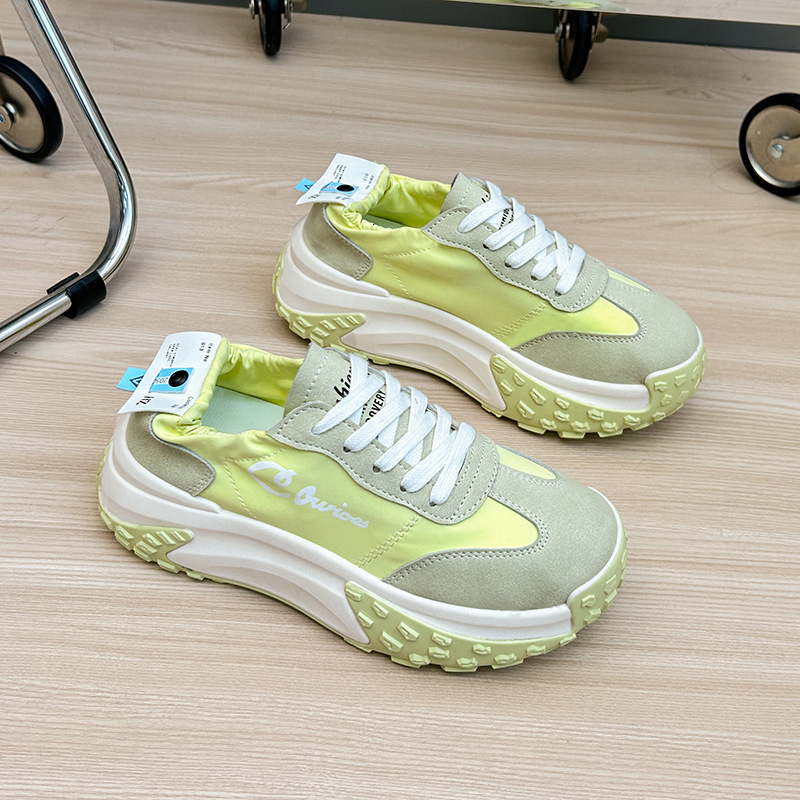 Ddmysports Autumn New Korean Version Breathable Dad Instagram Student Casual Thick Soled Running Shoes For Women W OUTDOOR