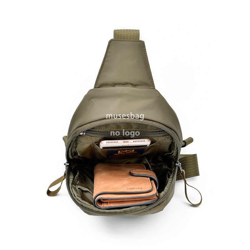 New high quality outdoor leisure men's chest bag riding bag Oxford cloth men's bag single shoulder crossbody bag men