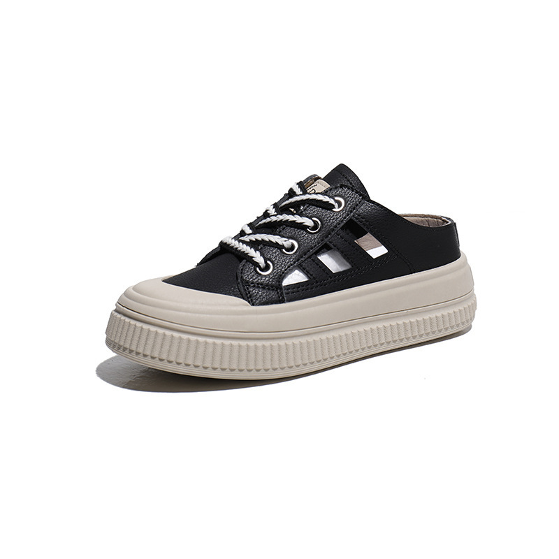 Ddmysports Summer New Baotou Alf Slippers Outdoor Casual Sneakers Lazy Thin Bottom White Shoes WS OUTDOOR