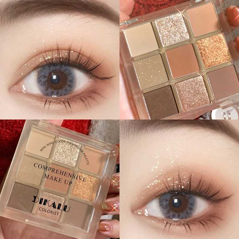 9-color female eye shadow palette new beauty matte eye shadow cosmetics South Korea cheap female makeupW241212