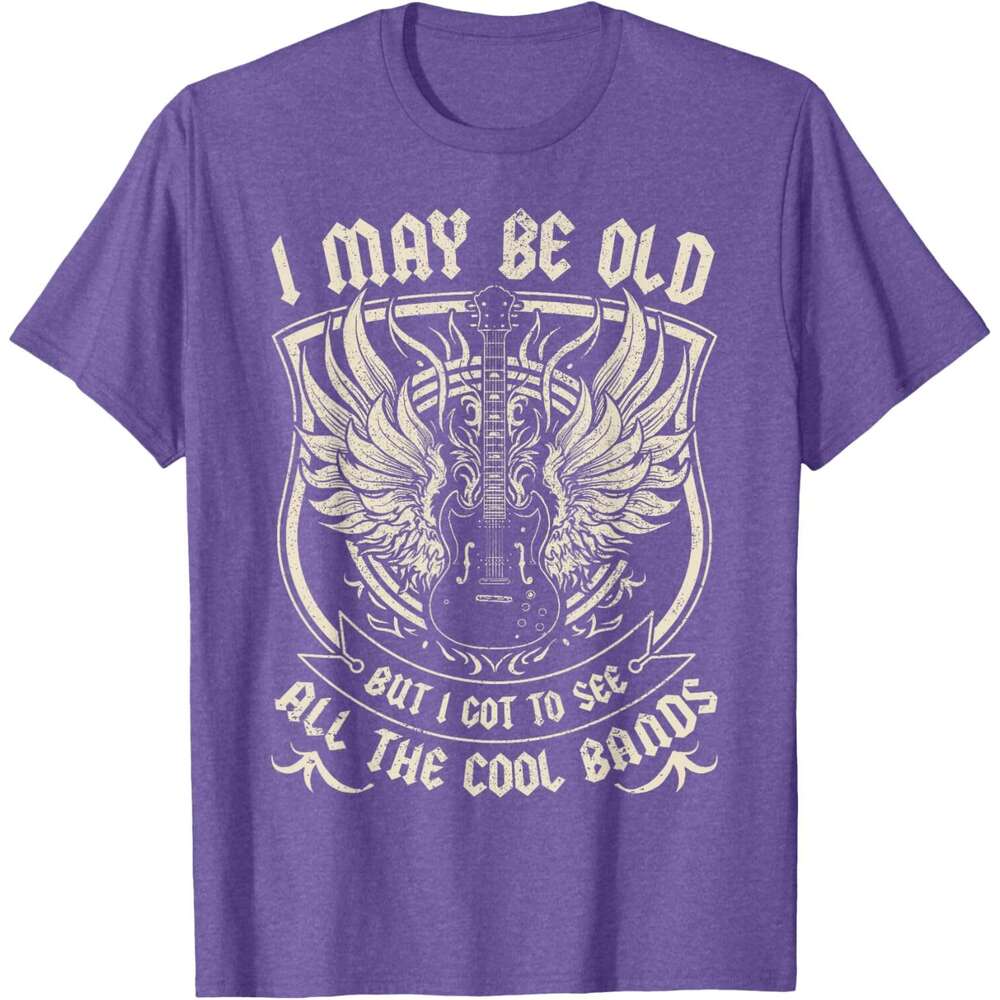 2025S Fashion Designer T Shirt For Mens May Be Old But I Got To See All The Cool Band Rock Concert T Shirt Shirts Tshirt Graphic Tee Casual Tops Cloth
