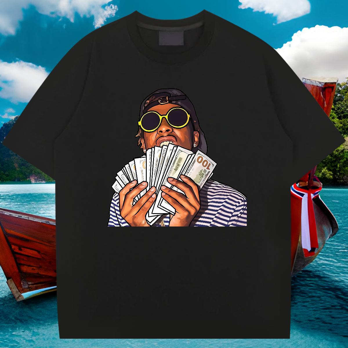 Cool Design T Shirts Men 230g Cotton exciting Outdoor Custom Printing O-Neck Short Sleeve Men Clothes T-Shirt 2024 Tees Shirts