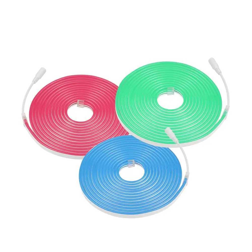 12V LED neon light flexible strip light bedroom game room wall hanging Christmas party decoration waterproof B240817
