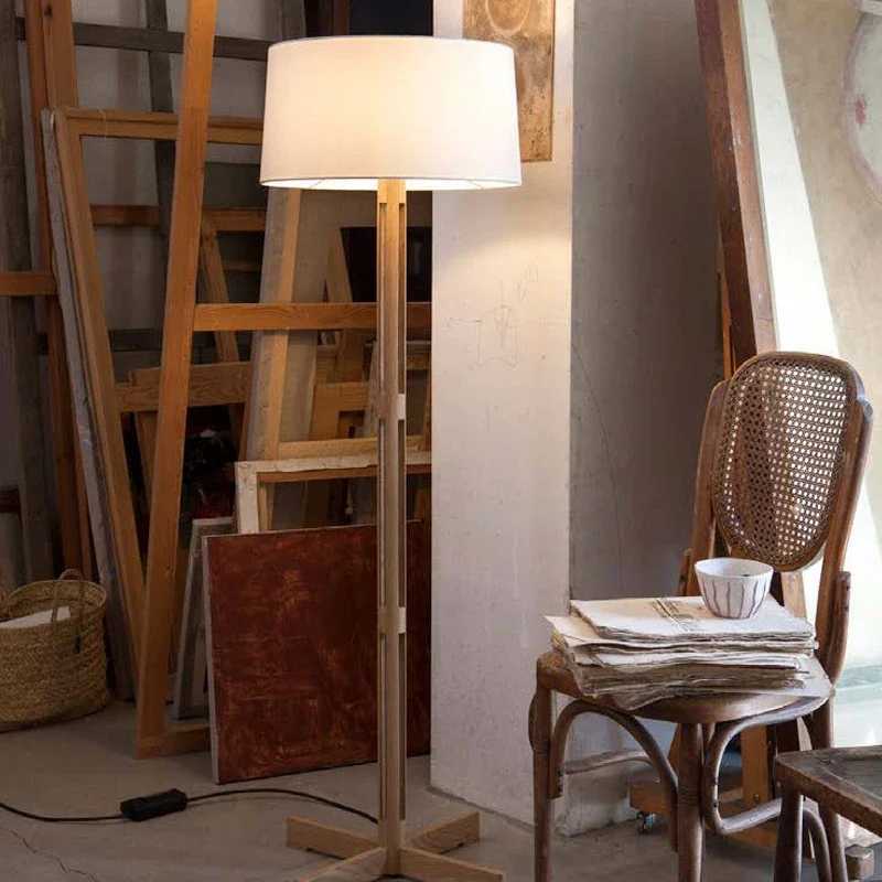 TEMOU Modern Wood Floor Lamp Designer Creative Living Room Bedroom Sample Room Minimum Art Lighting Fixture W240816