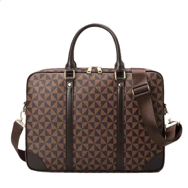3 Copy Womens Laptop Bag for Men Suitcase Mens Executive Briefcase Replica Bags Handbag Man Leather Genuine 240816