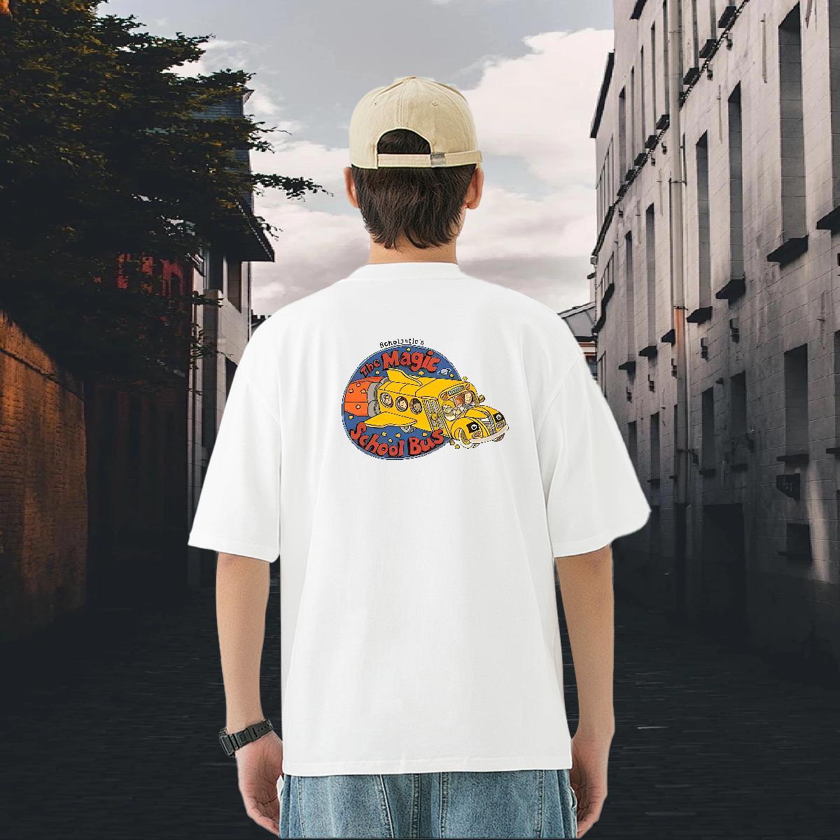 Classic T Shirt For Man 230g 100% Cotton plane High Street Hip Hop DIY Breathable Tshirt for Man Woman Free Shipping Tshirts