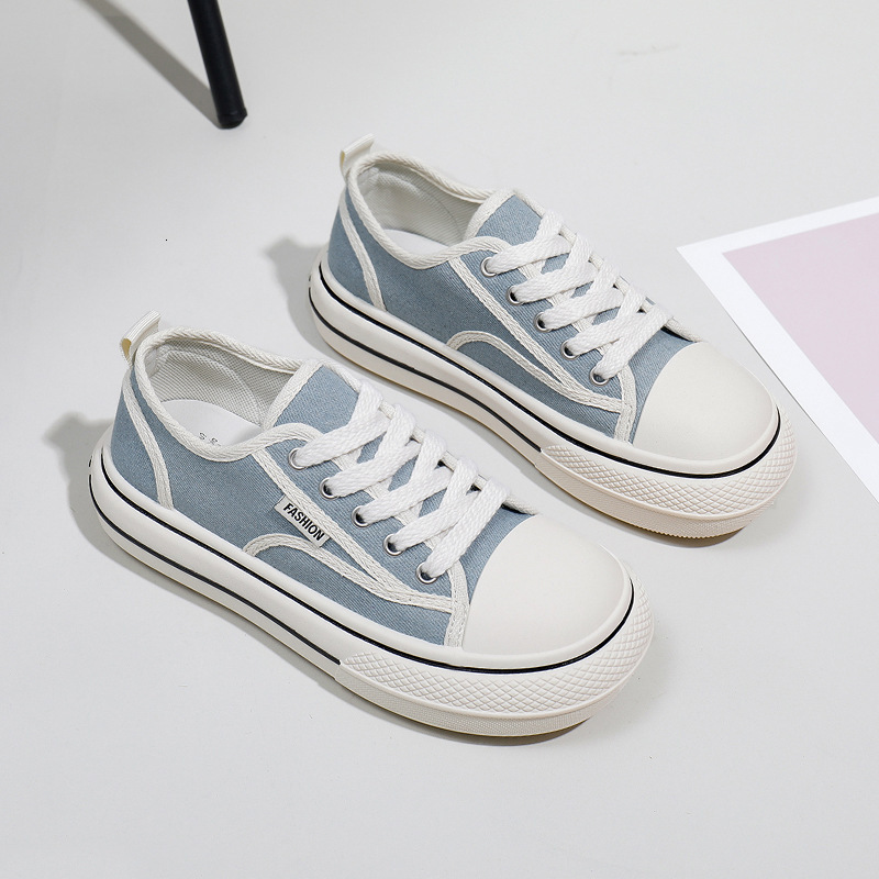 Ddmysports Summer New Korean Canvas For Female Students Wearing Thick Sole Casual Instagram Trendy Board Women S Shoes BR OUTDOOR