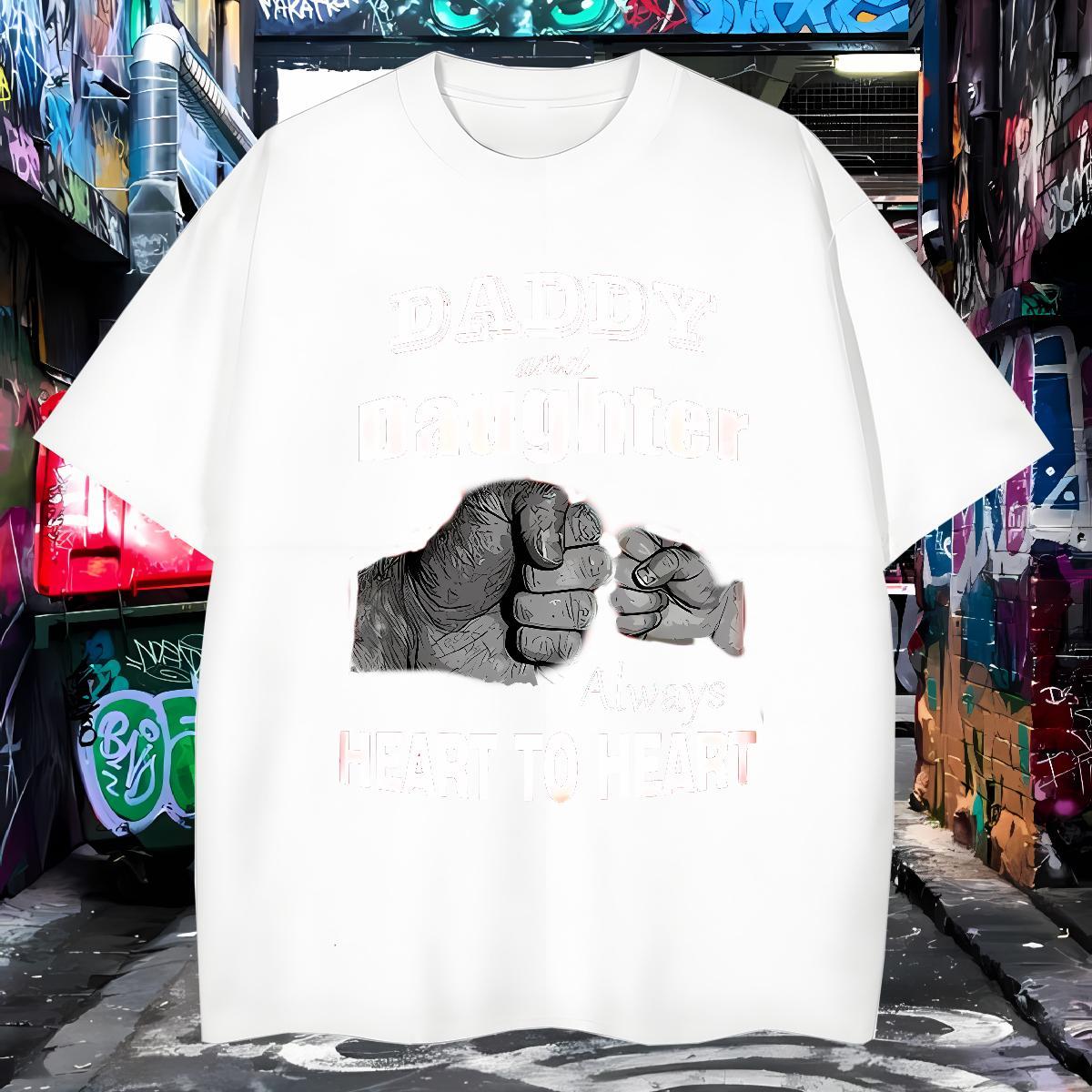 Free Shipping T-Shirts for Men 230g 100% Cotton letter Sports Casual Customized Breathable Short Sleeve Tshirt for Man Woman 2024 Summer Wear